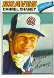 1977 Topps Baseball Cards      384     Darrel Chaney